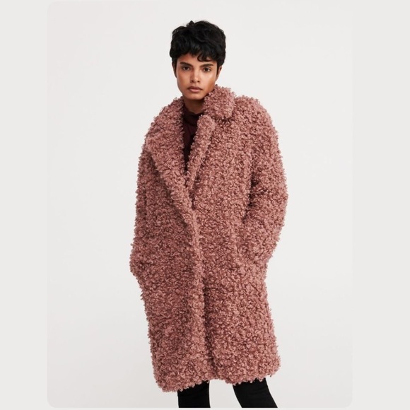 Reserved Vegan Teddy Fur Coat - Picture 1 of 7